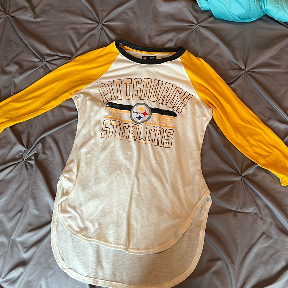 Steelers Quarter Sleeve apparel size small